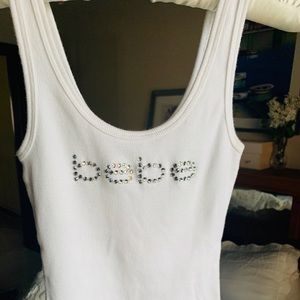 (SOLD) Bebe logo tank top